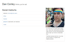 Tablet Screenshot of danconley.net